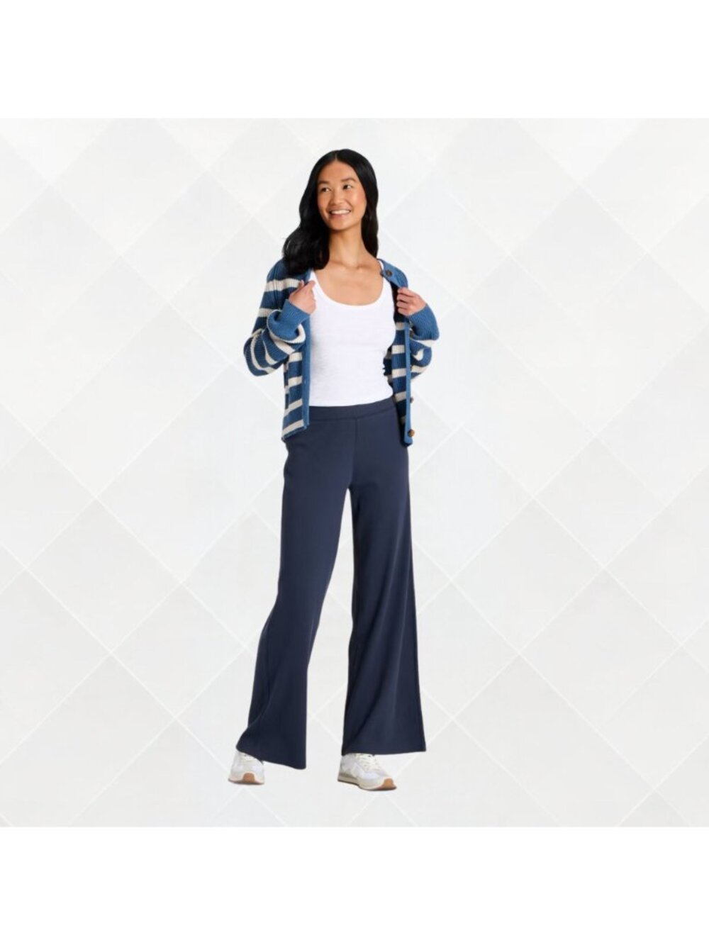 Universal Thread Ribbed Pull-On Pants • Navy Blue • Small • NWT - Picture 2 of 3